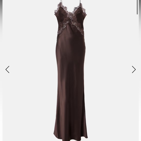 REBECCA VALLANCE Allegra silk maxi dress US 0 - Picture 10 of 10